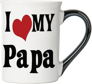 I Love Papa Mug Awesome White Mug For Father Day